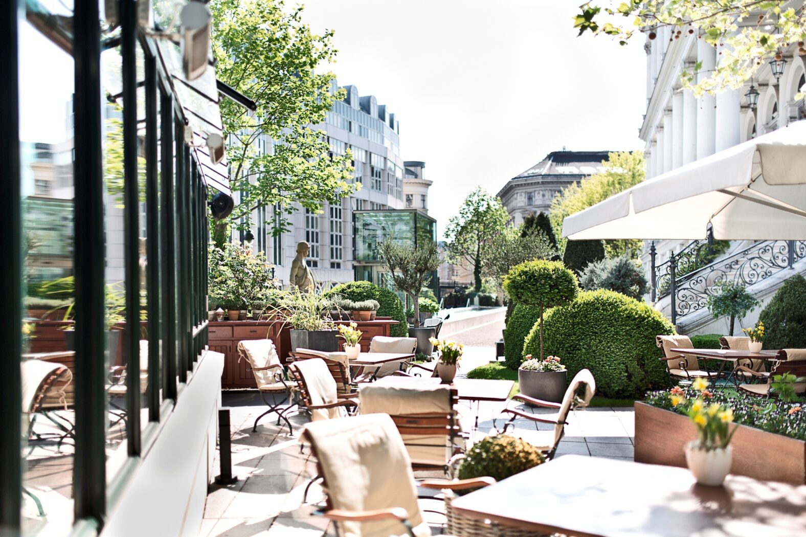 Der Garten der "Clementine im Glashaus" © Palais Coburg Hotel Residenz